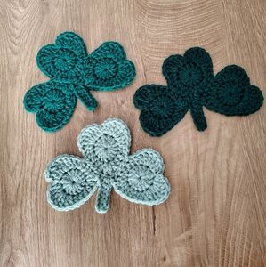Handmade Shamrocks Set Of 3 ☘️